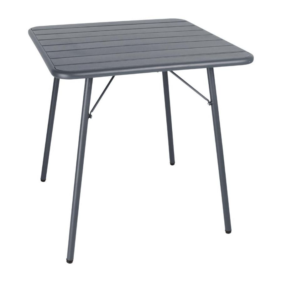 Outdoor Stahltisch KRISTA 215 Grau, 70x70x71cm 