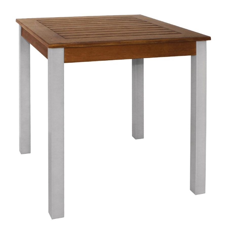 Outdoor Tisch KRISTA 230 eckig Teak,  70x70x72cm 