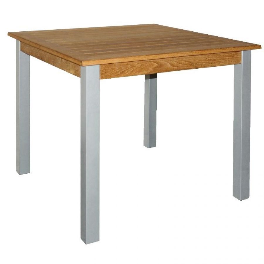 Outdoor Tisch KRISTA 230 eckig Teak,  80x80x72cm 