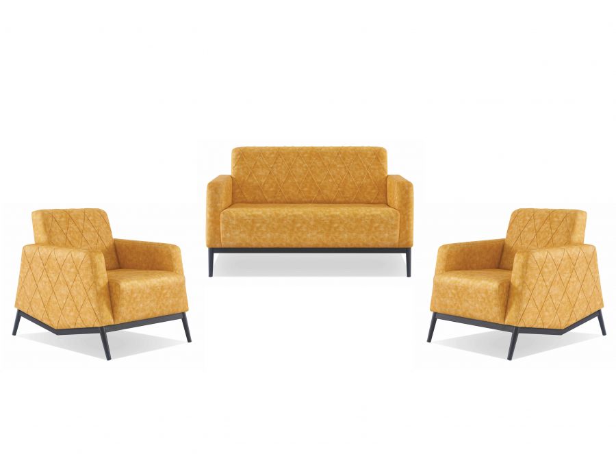 TANAMI Sofa 2 Sitzer Gelb