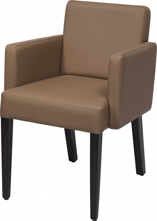 Lounge Sessel / Lounge Stuhl Katarina 400 hellbraun mit Armlehne