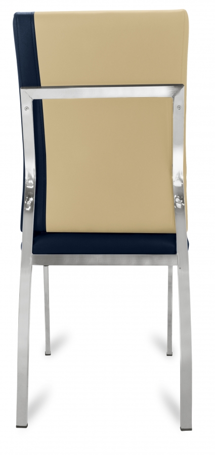Gastro Stuhl ERGO blau beige