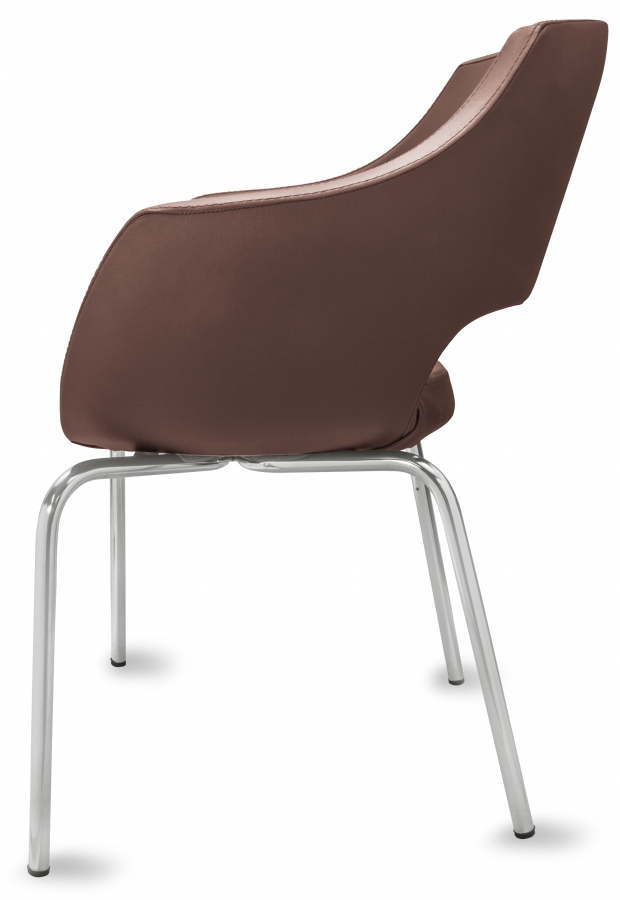 Gastro Stuhl LEA braun