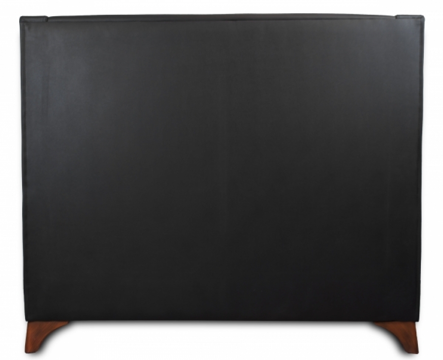Sitzbank Dinerbank Bistrobank DIVA schwarz mit rotem Rücken Länge 120cm