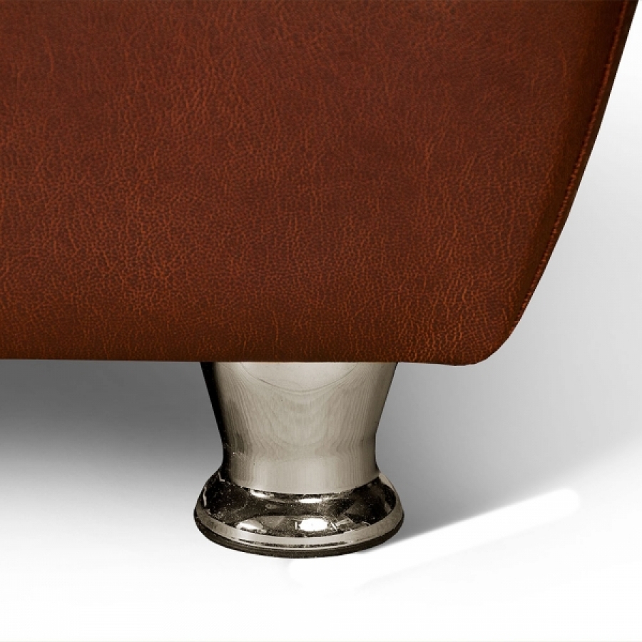 Sitzbank Dinerbank Bistrobank GALA braun mit beige 120 cm