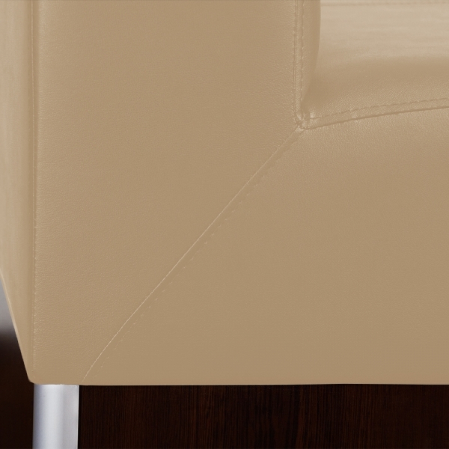 Sitzbank Dinerbank Bistrobank Woody beige Länge 120 cm
