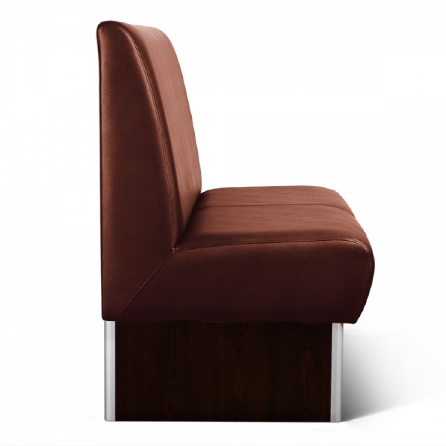 Sitzbank Dinerbank Bistrobank Woody braun Länge 120 cm