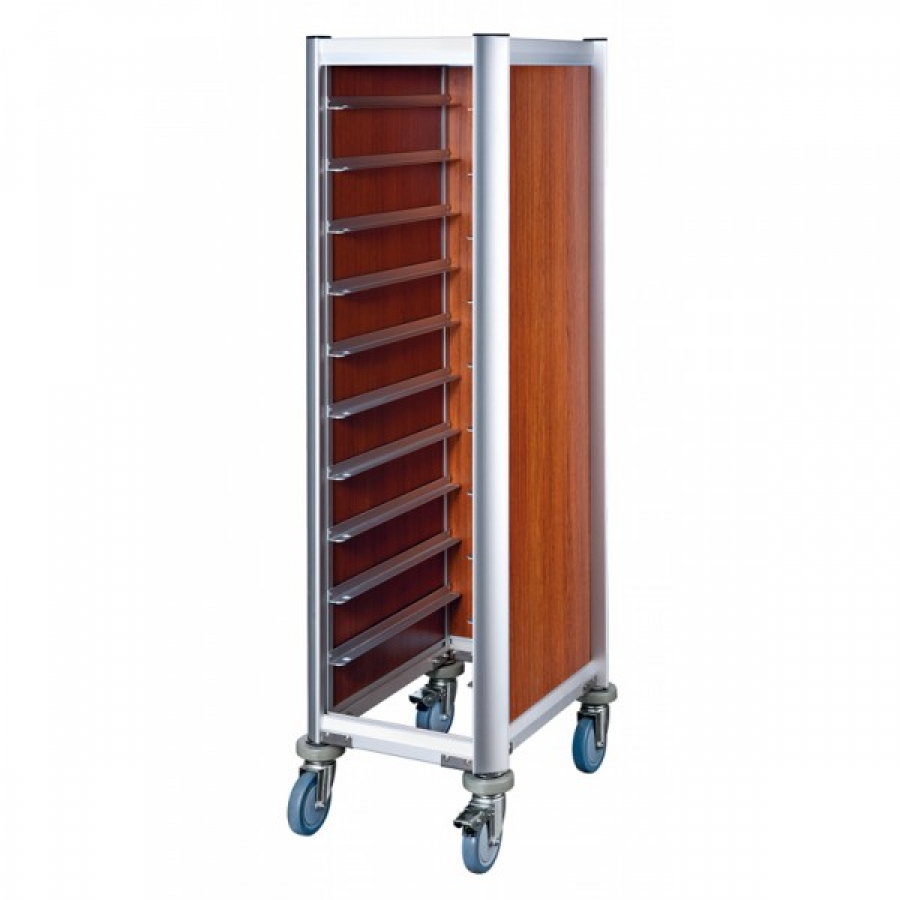 Tablettwagen Holzoptik GN 1/1
