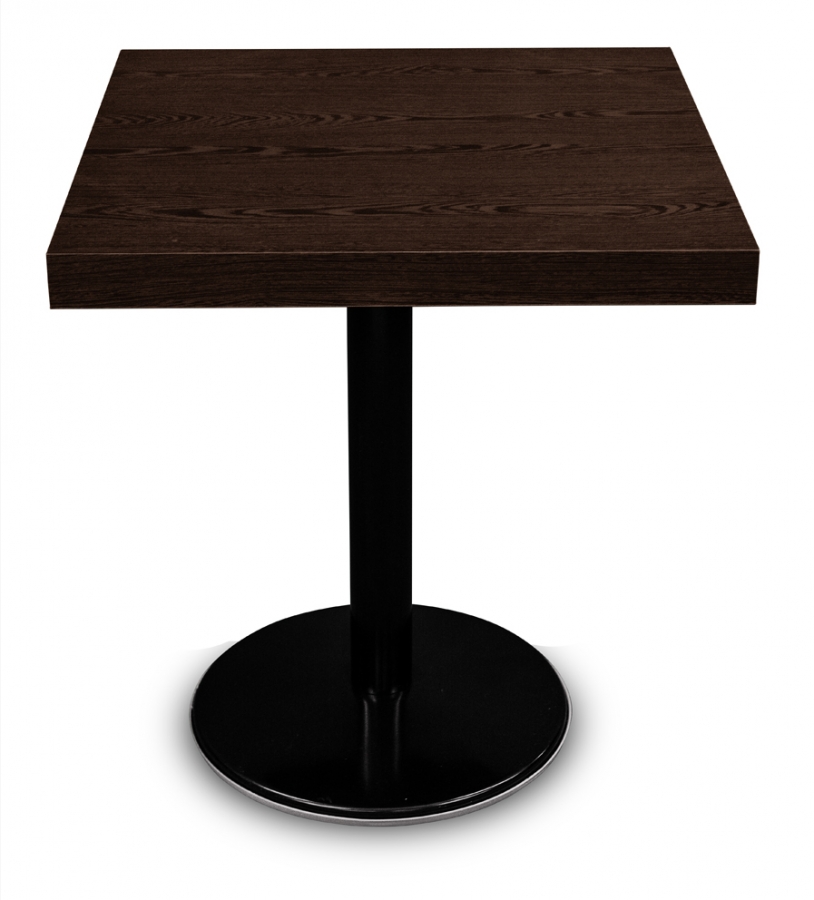 Tischgestell Tischfuß Chrom schwarz lackiert Ø=47cm H=72cm